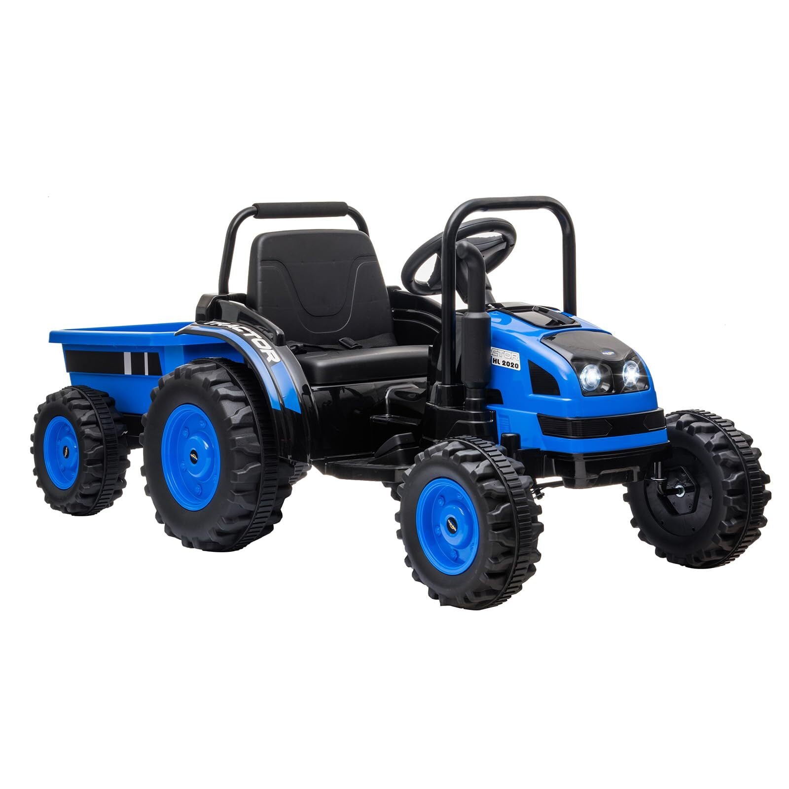 12V Upgraded Electric Ride-On Tractor with Trailer and Remote Control for Kids Trend Times 11