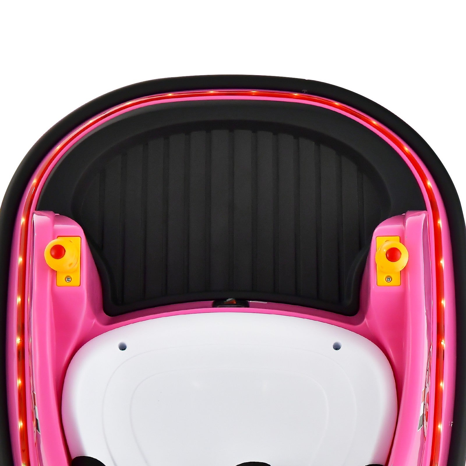 12V Kids Ride-On Bumper Car with 360° Spin and Remote Control, Pink Trend Times 11