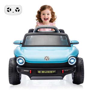 12V VW Beetle Kids Electric Ride-On Car with Remote Control, Lights, Music, and USB Port Trend Times 8