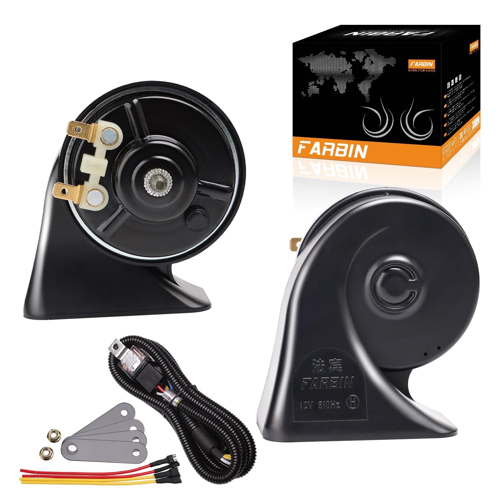 12V Waterproof Loud Train Horn Kit with Relay and Harness for Truck Car Trend Times 0