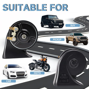 12V Waterproof Loud Train Horn Kit with Relay and Harness for Truck Car Trend Times 1