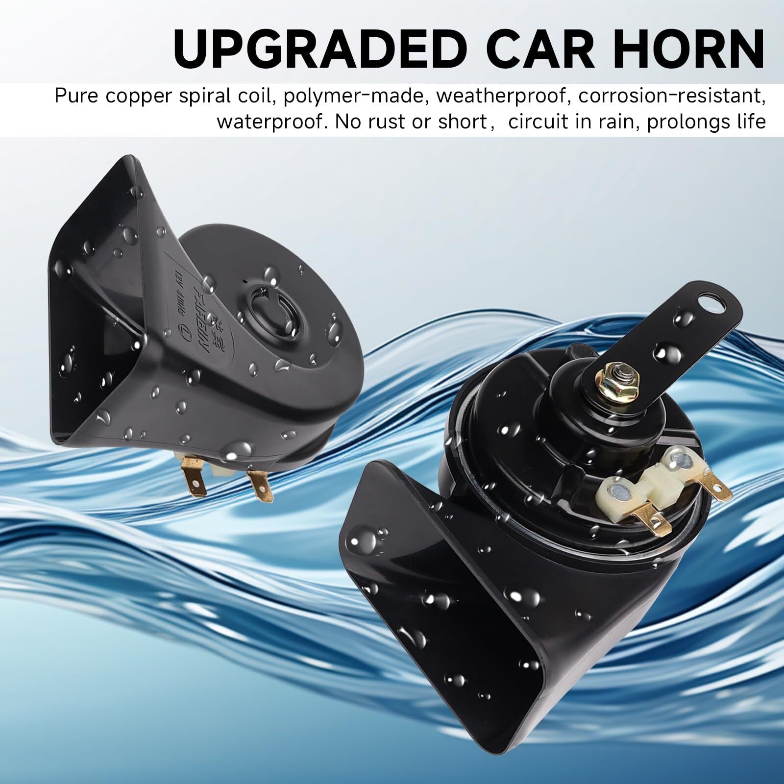 12V Waterproof Loud Train Horn Kit with Relay and Harness for Truck Car Trend Times 7