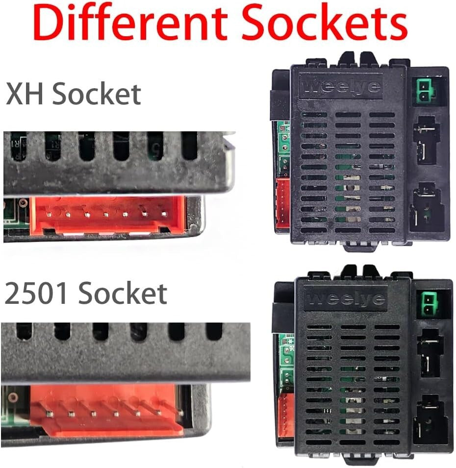 12V Weelye RX23 Socket B 2.4G Bluetooth Receiver Control Box Kit Trend Times 4