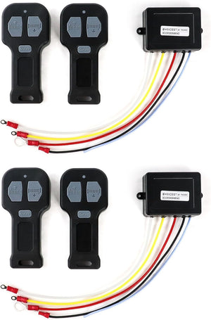 12V Wireless Winch Remote Control Kit with 4 Mini Transmitters for Truck ATV SUV Trend Times 2