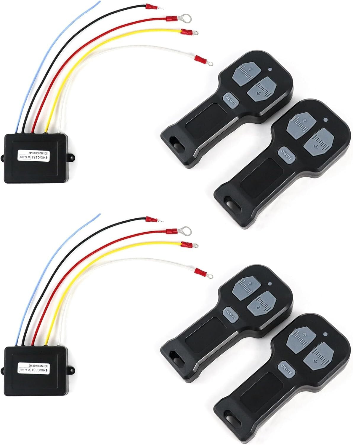 12V Wireless Winch Remote Control Kit with 4 Mini Transmitters for Truck ATV SUV Trend Times 7