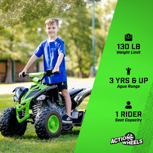 12V Electric Yamaha Raptor Ride-On ATV Quad Toy for Kids Ages 3+ with 5 MPH Speed Trend Times 8