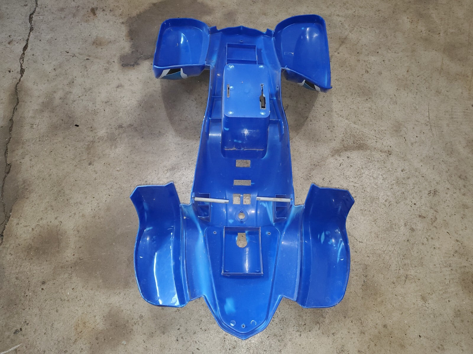 12V Kids Blue ATV with Durable Plastic Body and Power Wheels Trend Times 5