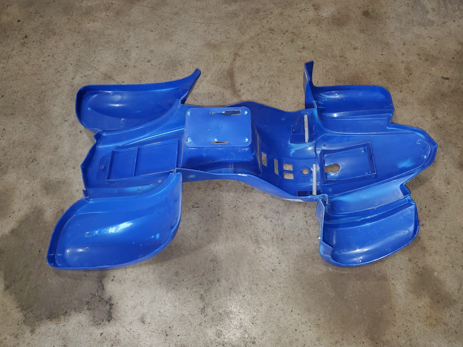 12V Kids Blue ATV with Durable Plastic Body and Power Wheels Trend Times 6