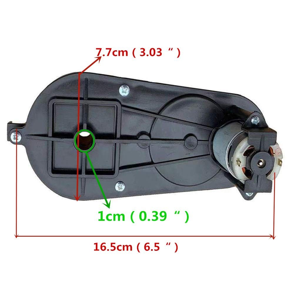 12V RS390 DC Motor with 20000RPM Gearbox for Kids Toys Trend Times 2