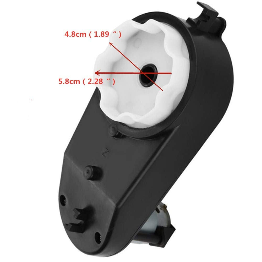 12V RS390 DC Motor with 20000RPM Gearbox for Kids Ride-On Toys Trend Times 1