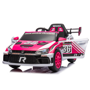 12V 4A Kids Ride-On Toy Car with 20W x2 Motors, 2.4G Remote Control, 4-Wheel Suspension, Forward and Reverse Trend Times 20