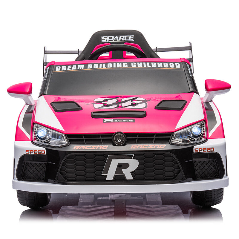 12V 4A Kids Ride-On Toy Car with 20W x2 Motors, 2.4G Remote Control, 4-Wheel Suspension, Forward and Reverse Trend Times 5