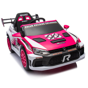 12V 20W x2 Kids Ride-On Toy Car with 2.4G Remote Control, 4-Wheel Suspension, Forward and Reverse Trend Times 18
