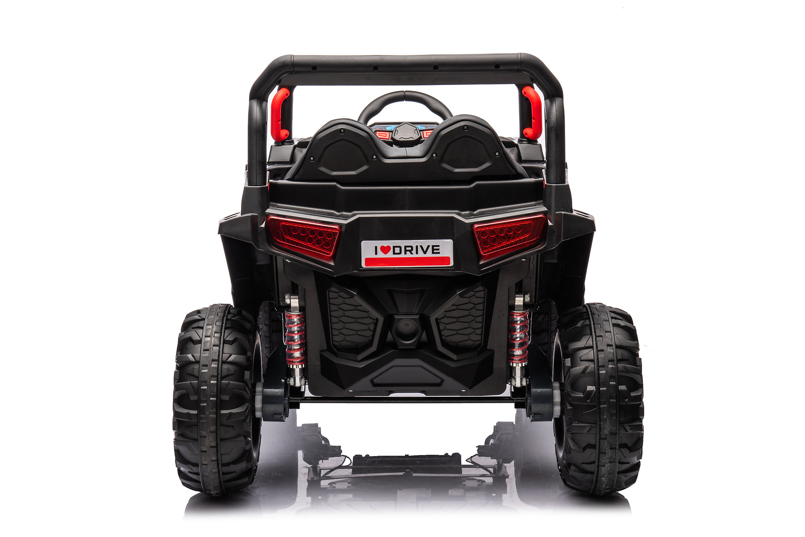 12V 7Ah Dual Battery 30W 4-Wheel Drive Kids Ride-On Car with Leather Seat and One-Button Start Forward and Backward Trend Times 11