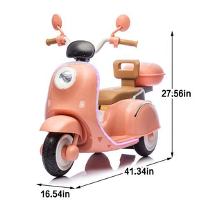 12V Electric 3-Wheel Ride-On Motorcycle for Children Aged 3–6 Years Trend Times 1