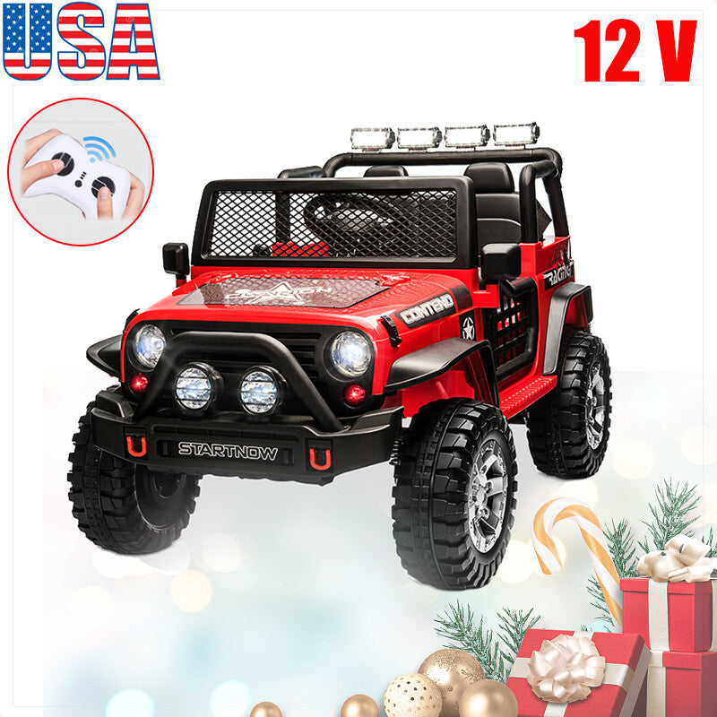 12V Electric Ride-On Jeep Car Toy with Remote Control and MP3 Player for Kids Trend Times 0