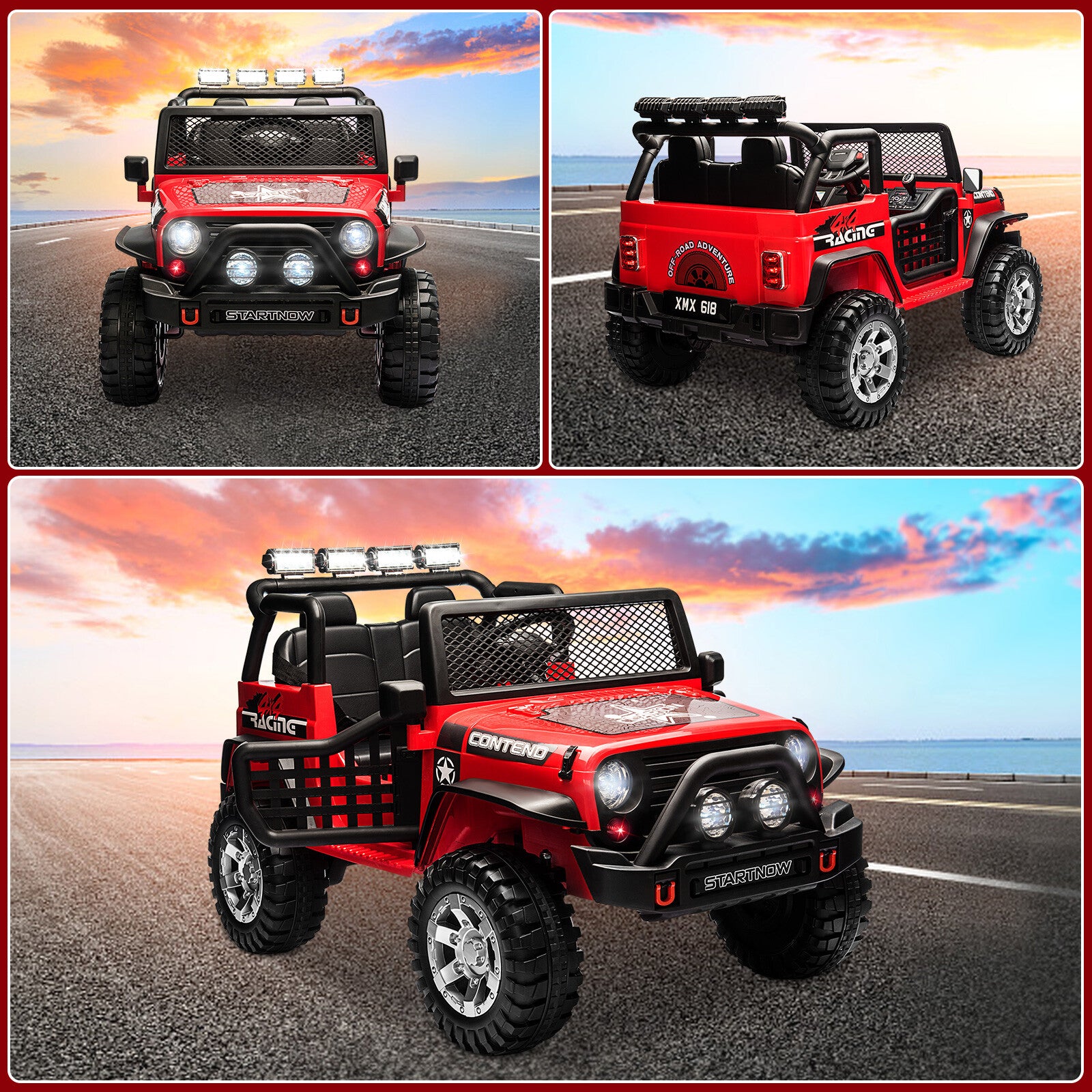12V Electric Ride-On Jeep Car Toy with Remote Control and MP3 Player for Kids Trend Times 5