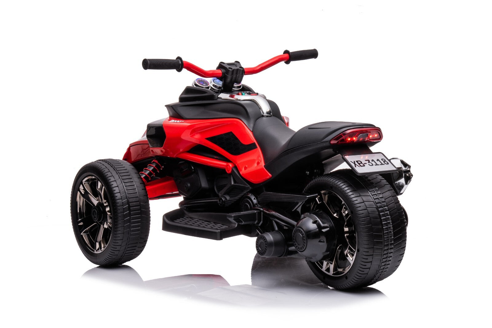 12V Rechargeable Battery-Powered Kids Ride-On 3-Wheeler ATV Motorcycle Toy Car Trend Times 3