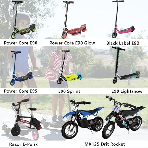 12V Charger for Razor Electric Scooter Power Core E90 Trend Times 3