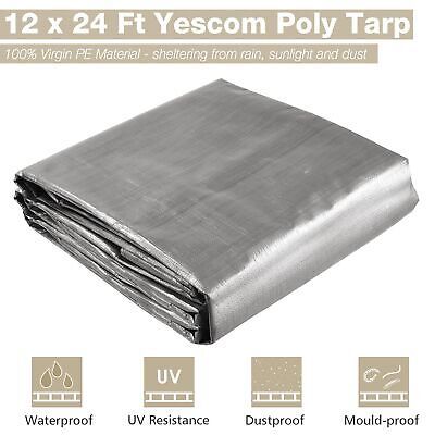 12x24 Ft 2 Pack Waterproof Poly Tarp Heavy Duty UV Resistant 10-mil Tarpaulin - Trend Times Toy Stores