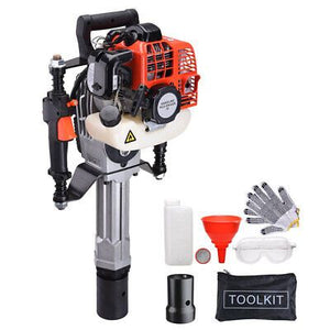 1300W 2 Stroke T Post Driver 51.7CC Gas Powered Portable Fence Pile Hammer - Trend Times Toy Stores