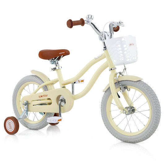14 Inch Adjustable Kids Bike with Training Wheels for Ages 3-8 Years Trend Times Variant 0