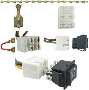 14-Piece Switch Kit Replacement Parts for Kids Power Wheels Ride-On Toys Trend Times 6