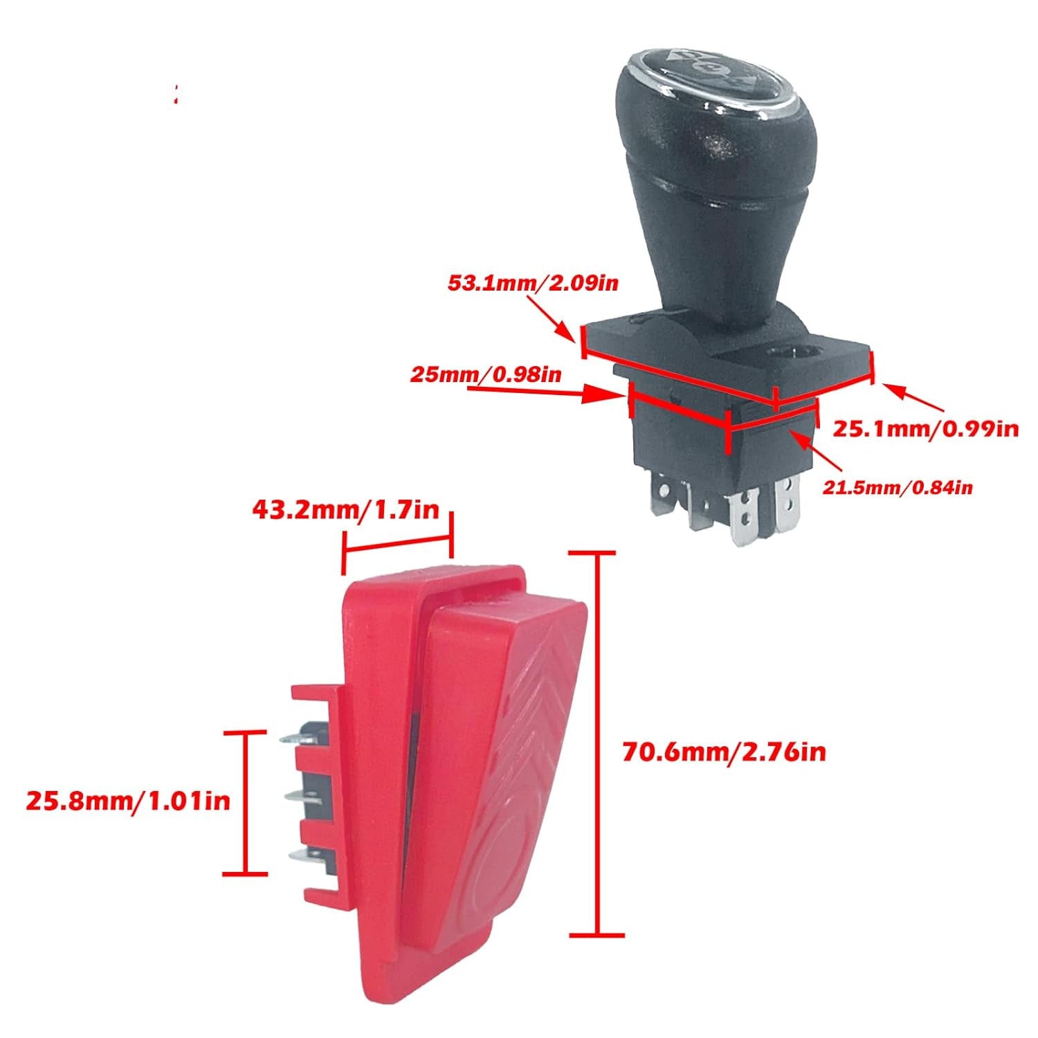 14-Piece Switch Kit Replacement Parts for Kids' Ride-On Power Wheels Toys Trend Times 4