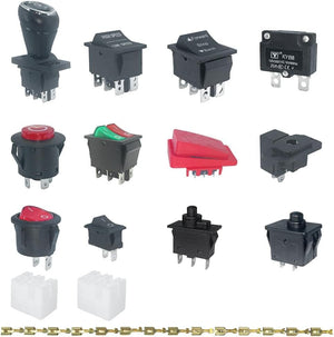 14-Piece Switch Replacement Kit for Kids' Ride-On Power Wheels Toys Trend Times Variant 0