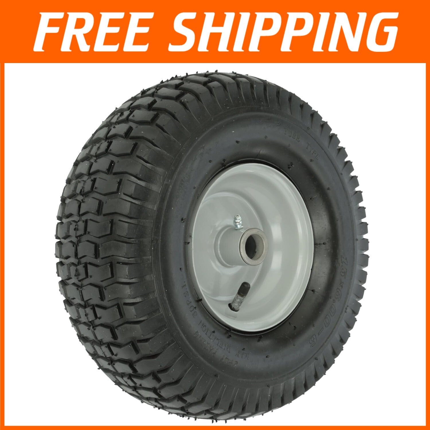 15 Inch High-Quality Lawn Mower Wheel with Quick Installation and Durable Performance Trend Times 0