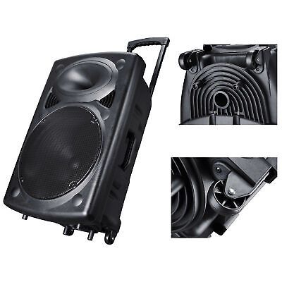 1500W 15" Portable Remote Audio PA Speaker w/ Bluetooth USB Wireless microphone - Trend Times Toy Stores