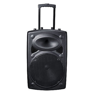 1500W 15" Portable Remote Audio PA Speaker w/ Bluetooth USB Wireless microphone - Trend Times Toy Stores