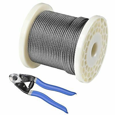 150Ft 316 Stainless Steel Cable Kit 7x7 Strand Wire w/ Cutter for Railing - Trend Times Toy Stores