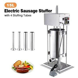 15L Electric Sausage Stuffer Vertical Stainless Steel Meat Filler Restaurant - Trend Times Toy Stores