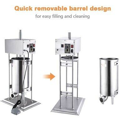 15L Electric Sausage Stuffer Vertical Stainless Steel Meat Filler Restaurant - Trend Times Toy Stores