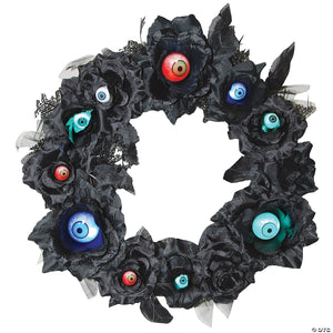 15" Lightup Eyeball Gothic Halloween Wreath - Trend Times Toy Stores