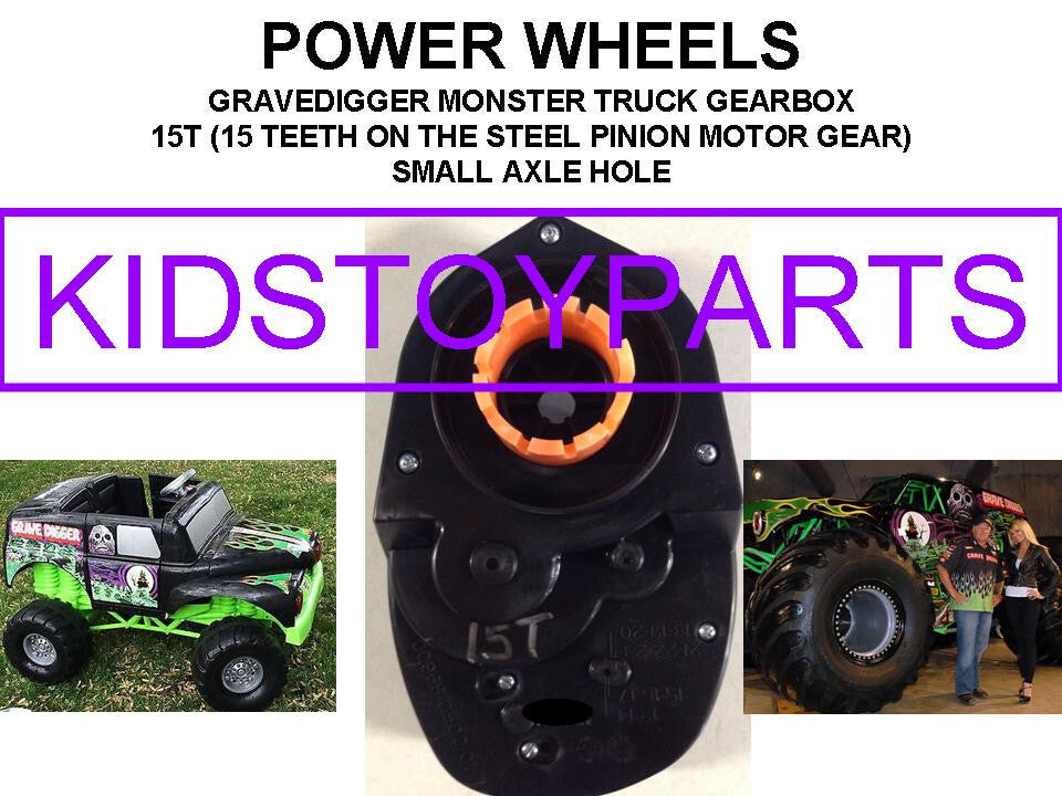 15t 16t 17t Solid Axle Gearbox Compatible with Power Wheels Silverado Gravedigger Arctic Trend Times 4