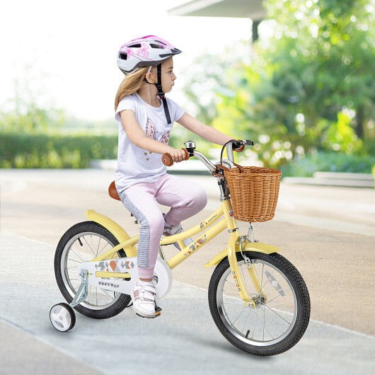 16 Inch Adjustable Kids Bicycle with Reflectors and Bell for Children Ages 4-7 Trend Times 1