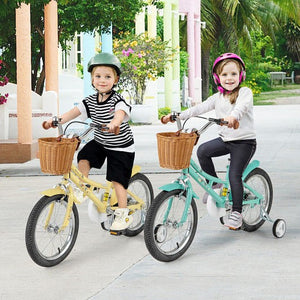 16 Inch Adjustable Kids Bicycle with Reflectors and Bell for Children Ages 4-7 Trend Times 2