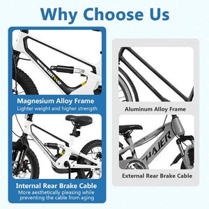 16 Inch Adjustable Magnesium Alloy Kids Bicycle for Ages 4 to 7 Trend Times 3