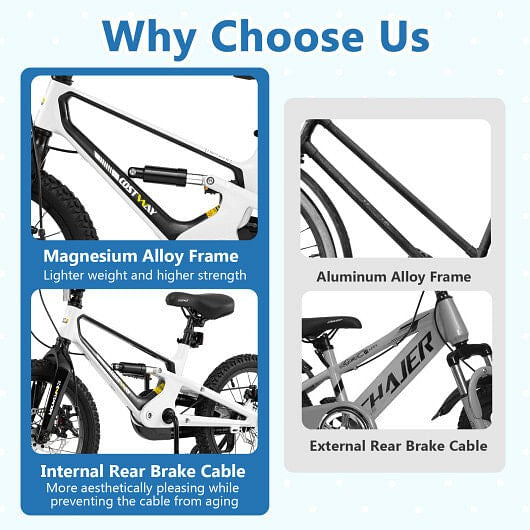 16 Inch Adjustable Magnesium Alloy Kids Bicycle for Ages 4 to 7 Trend Times 3
