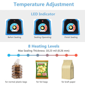 16" 20" Manual Impulse Heat Sealer Poly Bag Machine Plastic Bag Closer 12" - Trend Times Toy Stores