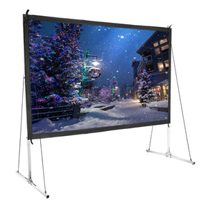 16:9 Fast Fold Projector Screen w/ Stand Garden Movie 135" - Trend Times Toy Stores