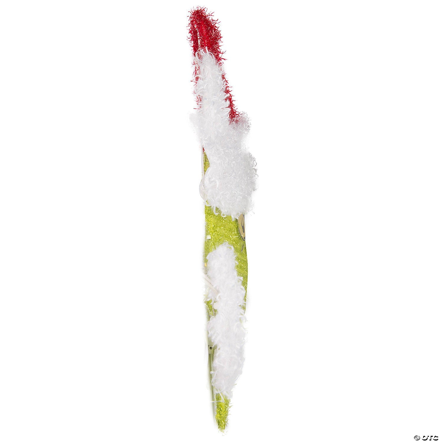 16" Santa Dr. Seuss™ The Grinch Festive Fence Sitter Lighted Christmas Outdoor Yard Decoration - Trend Times Toy Stores