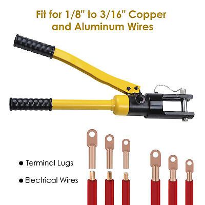16 Ton Hydraulic Wire Battery Cable Lug Terminal Crimper Crimping Tool 11 Dies - Trend Times Toy Stores