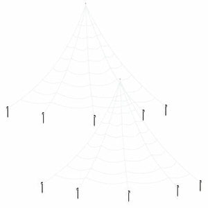 16x16 Ft Halloween Triangular Spider Web Stretch Cobweb Outdoor Decor 2 Pack - Trend Times Toy Stores