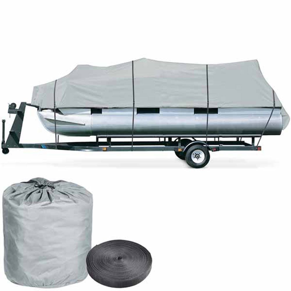 17'-19' Waterproof Pontoon Trailerable Boat Cover Gray - Trend Times Toy Stores