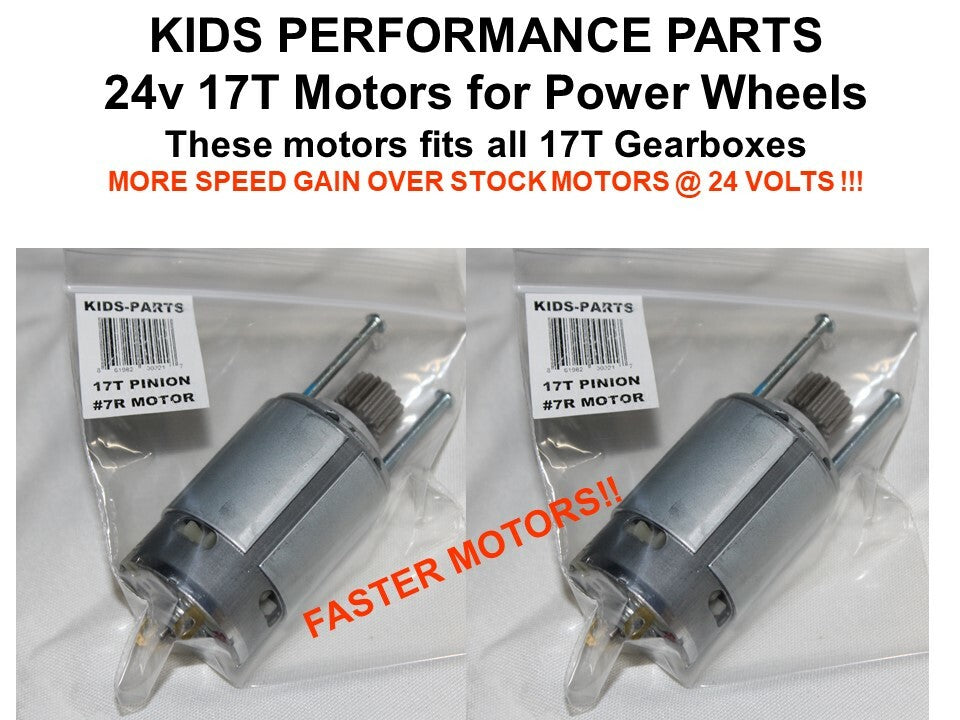 17T 24V High-Speed 7R Motor for Power Wheels Arctic Cat Gearboxes Trend Times 0