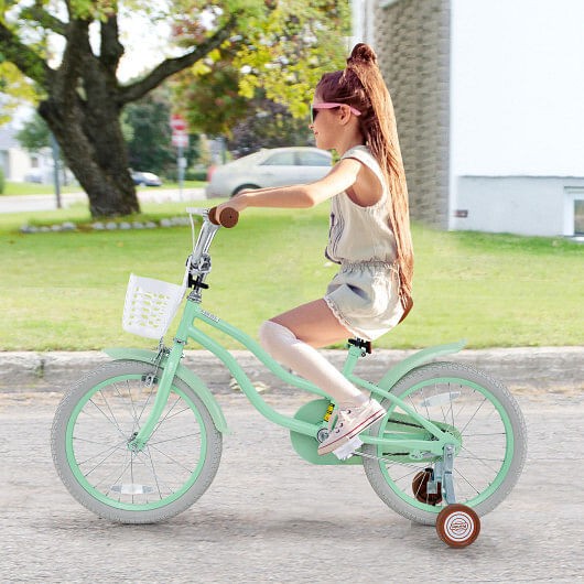 18 Inch Kids Bike with Adjustable Seat and Bell for Ages 3-8 Years Trend Times 1