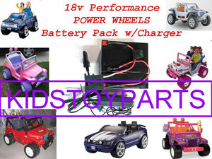 18 Volt 12V Battery and Charger for Power Wheels Quads Cars and Trucks with Cash Option Trend Times Variant 0